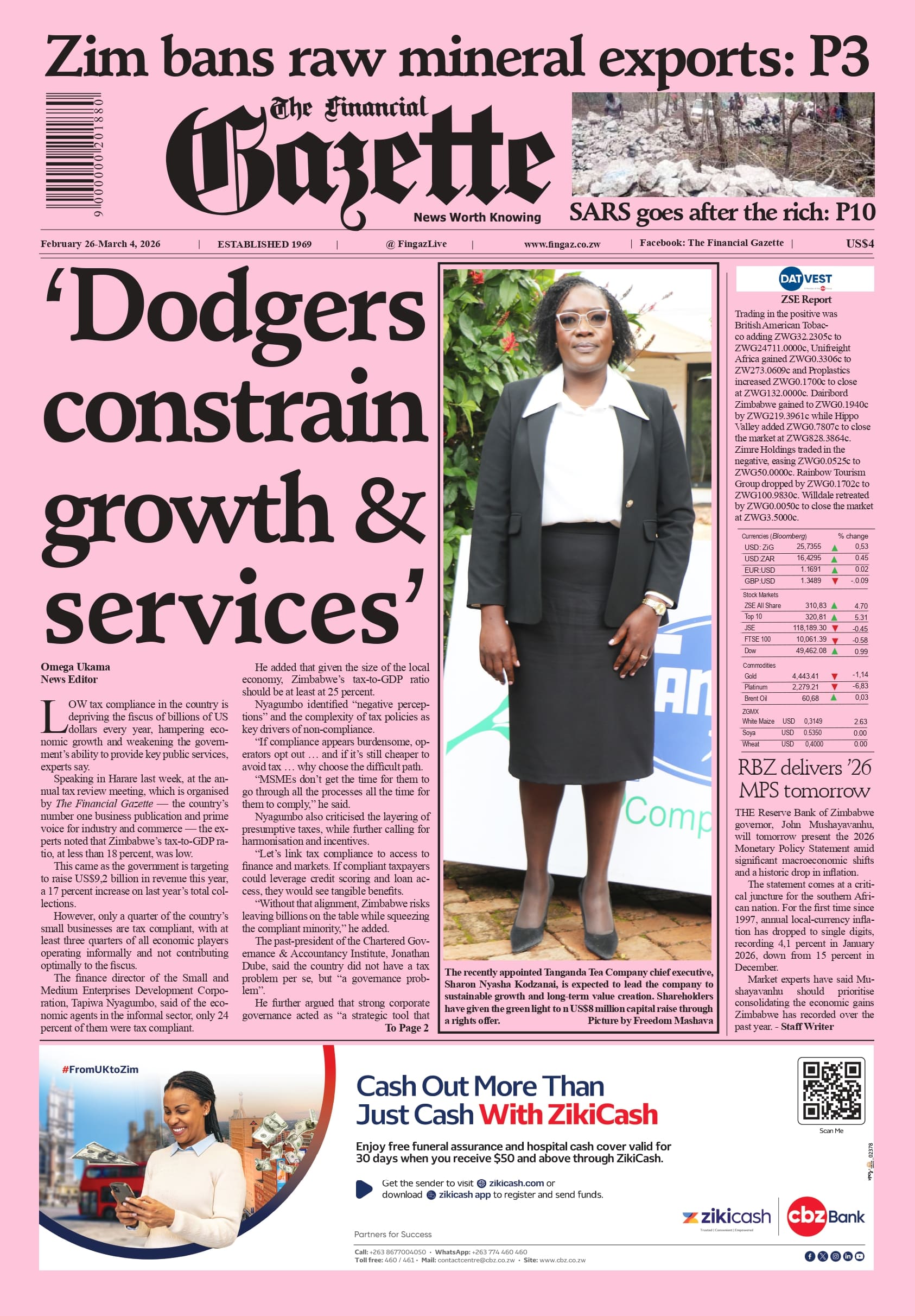 Thursday 26 February 2026